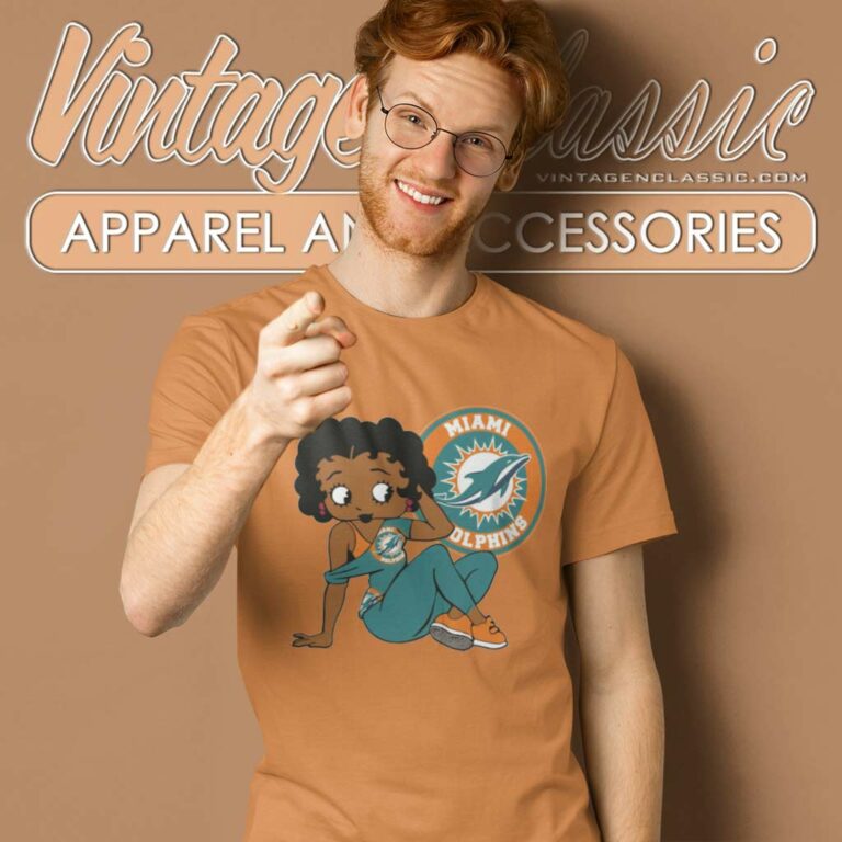 Miami Dolphins Betty Boop T Shirt Miami Dolphins Betty Boop T Shirt