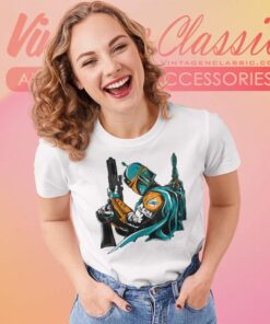 Miami Dolphins Boba Fett Star Wars Women TShirt