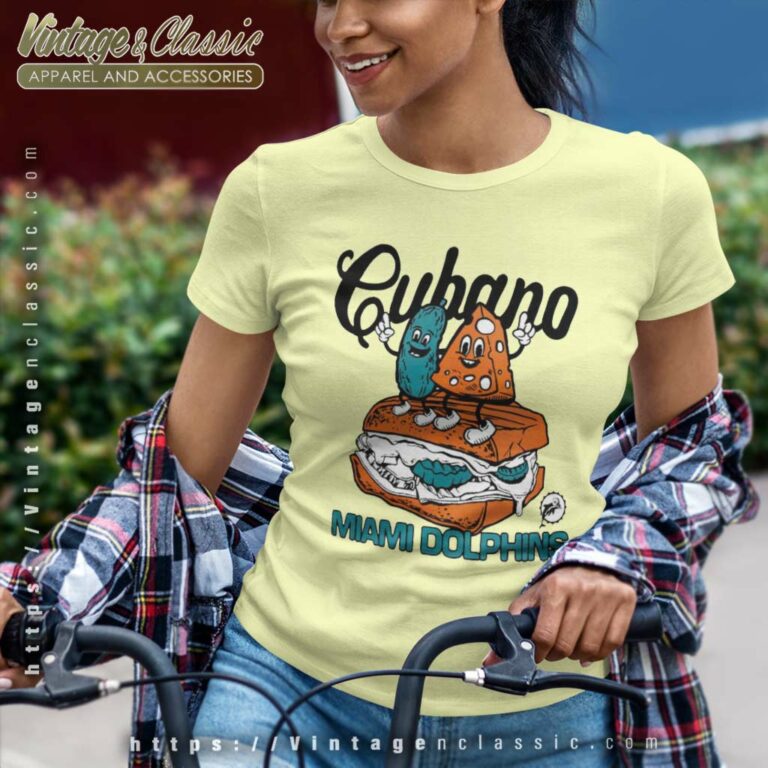 Miami Dolphins Cubano Women TShirt Miami Dolphins Cubano Women TShirt