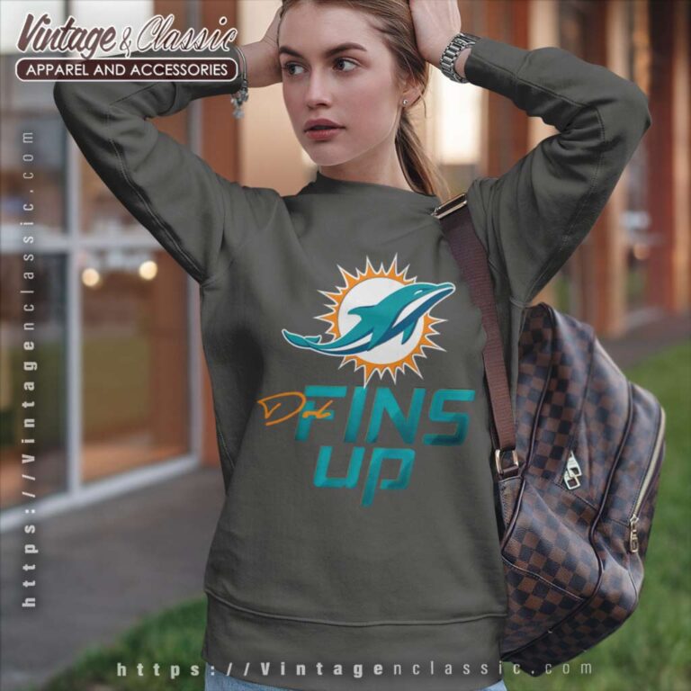 Miami Dolphins Fins Up Sweatshirt Miami Dolphins Fins Up Sweatshirt