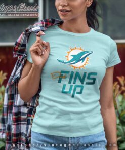 Miami Dolphins Fins Up Women TShirt