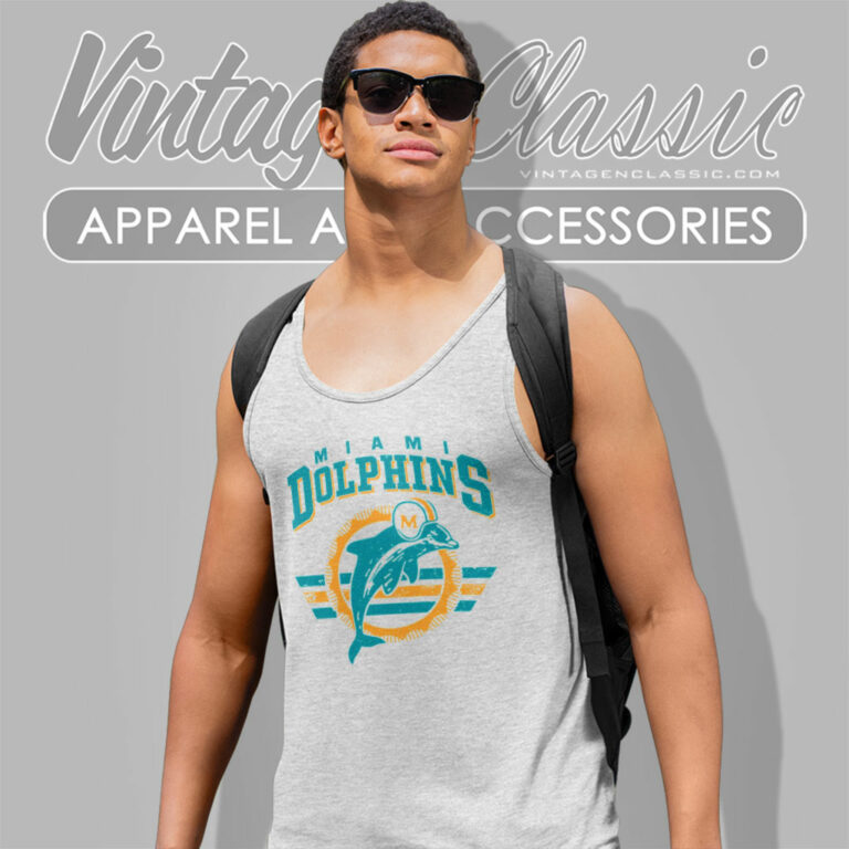 Miami Dolphins Football Logo Tank Top Racerback Miami Dolphins Football Logo Tank Top Racerback