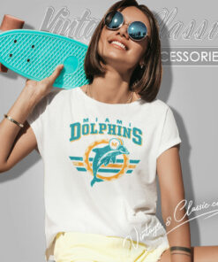 Miami Dolphins Football Logo Shirt 5 Miami Dolphins Football Logo Women T Shirt