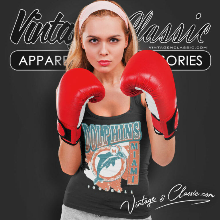 Miami Dolphins Football Vintage Tank Top Racerback Miami Dolphins Football Vintage Tank Top Racerback