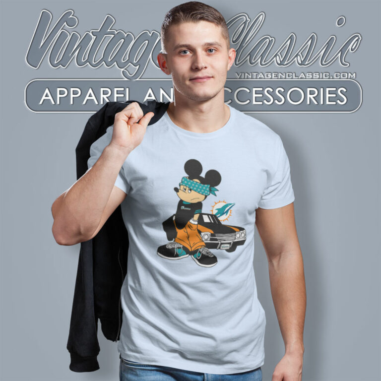 Miami Dolphins Gangster Mickey T Shirt Miami Dolphins Gangster Mickey T Shirt