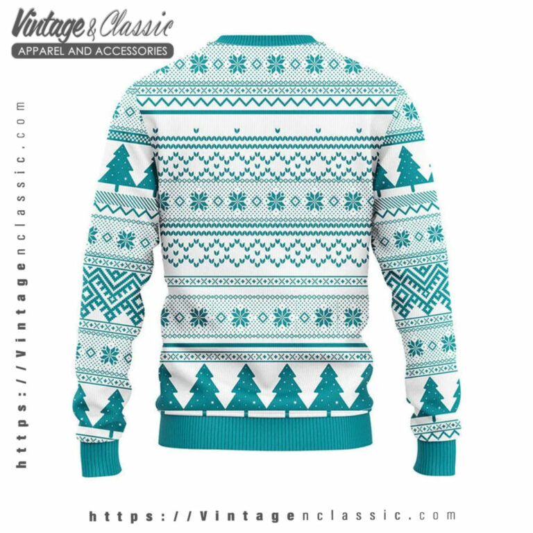 Miami Dolphins Grateful Dead Ugly Sweater back Ugly Christmas Sweater Miami Dolphins Grateful Dead Ugly Sweater back Ugly Christmas Sweater