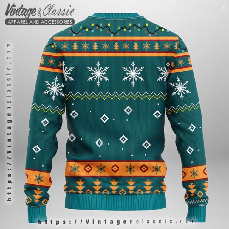 Miami Dolphins Grinch Ugly Christmas Sweater back Ugly Sweater Miami Dolphins Grinch Ugly Christmas Sweater back Ugly Sweater