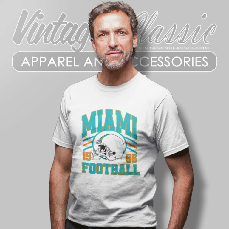 Miami Dolphins Helmet 1966 Vintage T Shirt Miami Dolphins Helmet 1966 Vintage T Shirt