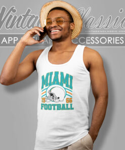 Miami Dolphins Helmet 1966 Vintage Tank Top Racerback