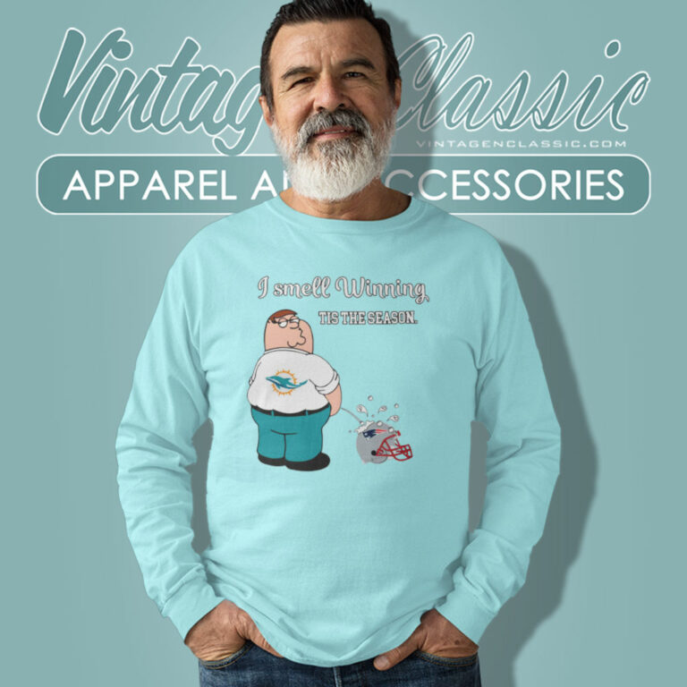 Miami Dolphins I Smell Winning Long Sleeve Tee Miami Dolphins I Smell Winning Long Sleeve Tee