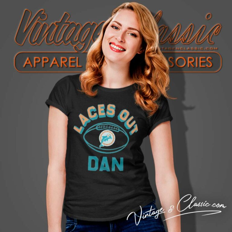 Miami Dolphins Laces Out Dan Nfl Women TShirt Miami Dolphins Laces Out Dan Nfl Women TShirt
