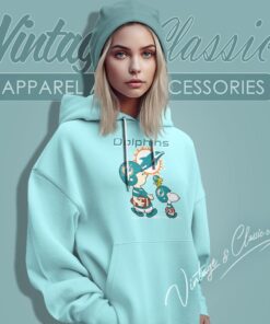 Miami Dolphins Lets Play Football Together Snoopy Shirt Hoodie