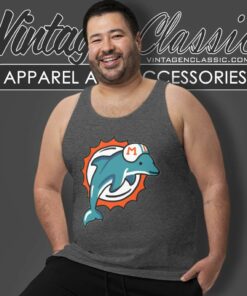 Miami Dolphins Mascot Tank Top Racerback