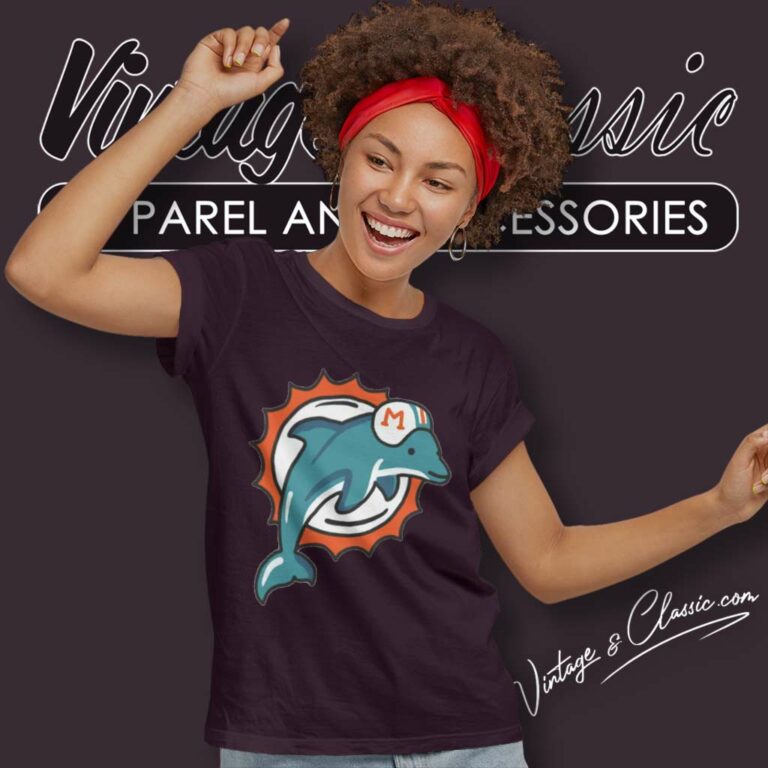 Miami Dolphins Mascot Women TShirt Miami Dolphins Mascot Women TShirt