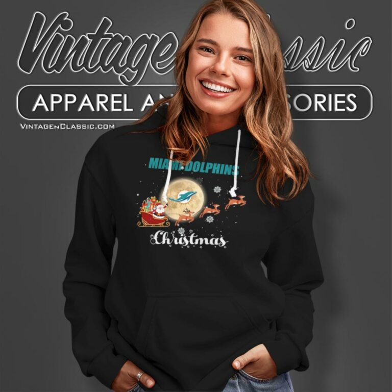Miami Dolphins Merry Christmas Hoodie Miami Dolphins Merry Christmas Hoodie