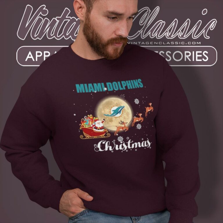 Miami Dolphins Merry Christmas Sweatshirt Miami Dolphins Merry Christmas Sweatshirt