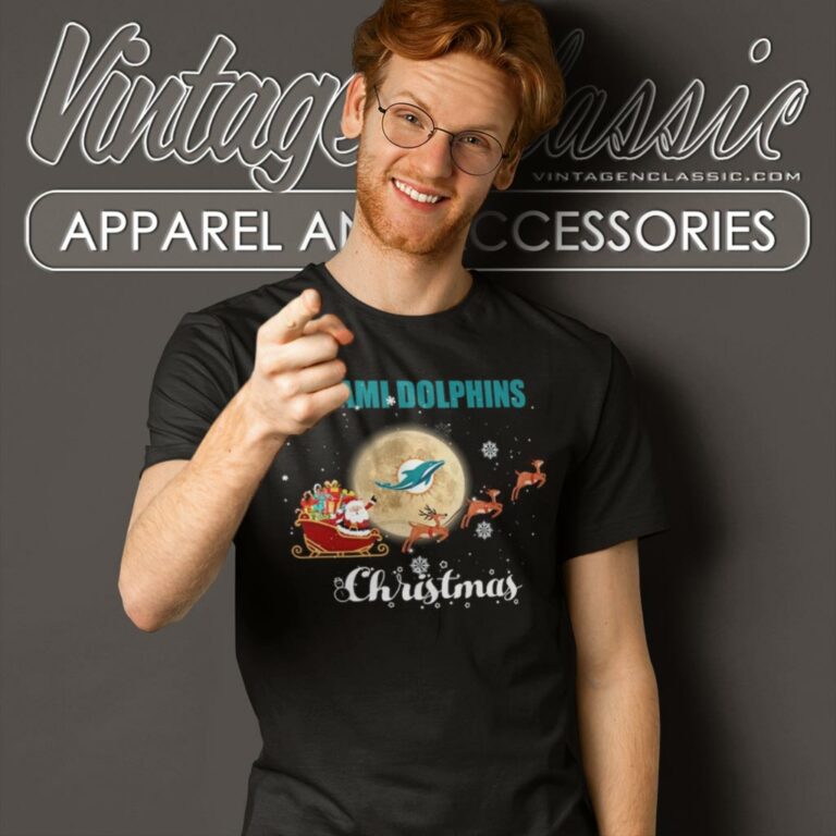 Miami Dolphins Merry Christmas T Shirt Miami Dolphins Merry Christmas T Shirt