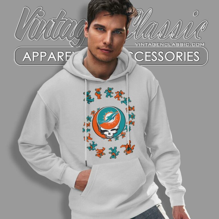 Miami Dolphins Nfl Grateful Dancing Bears Hoodie Miami Dolphins Nfl Grateful Dancing Bears Hoodie