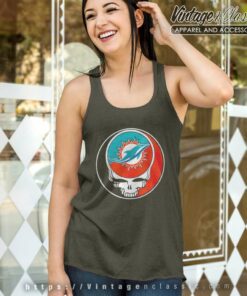 Miami Dolphins Nfl Special Grateful Dead 2023 Tank Top Racerback