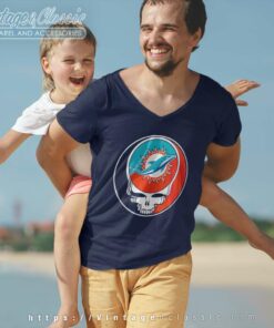 Miami Dolphins Nfl Special Grateful Dead 2023 V Neck TShirt