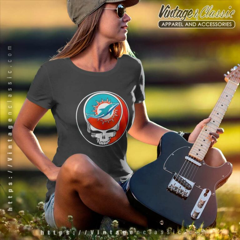 Miami Dolphins Nfl Special Grateful Dead 2023 Women TShirt Miami Dolphins Nfl Special Grateful Dead 2023 Women TShirt