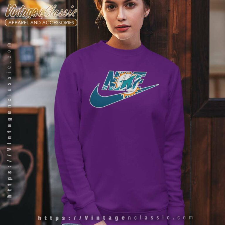 Nike Logo Miami Dolphins Sweatshirt Nike Logo Miami Dolphins Sweatshirt