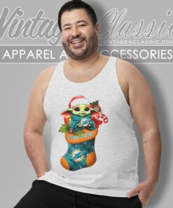 Miami Dolphins Shirt Baby Yoda Hug Ornament Merry Christmas 4 Miami Dolphins Shirt Baby Yoda Hug Ornament Merry Christmas Tank Top Racerback