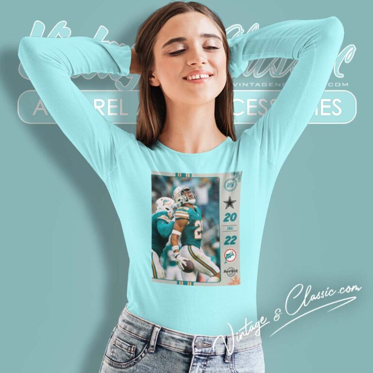 Miami Dolphins Shirt Gift For Fans Long Sleeve Tee Miami Dolphins Shirt Gift For Fans Long Sleeve Tee