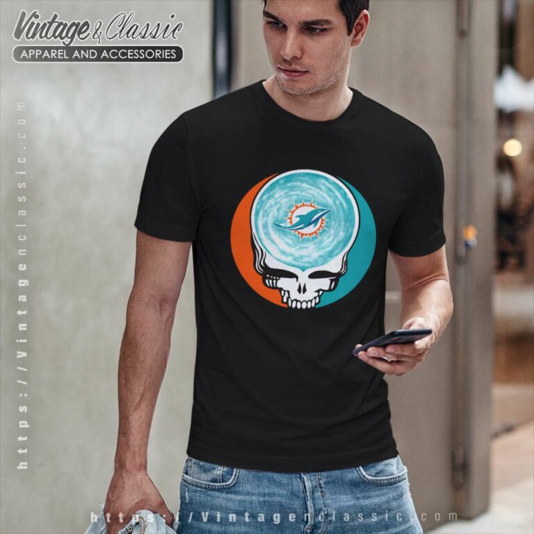 Miami Dolphins Shirt Nfl Grateful Dead Logo T Shirt Miami Dolphins Shirt Nfl Grateful Dead Logo T Shirt