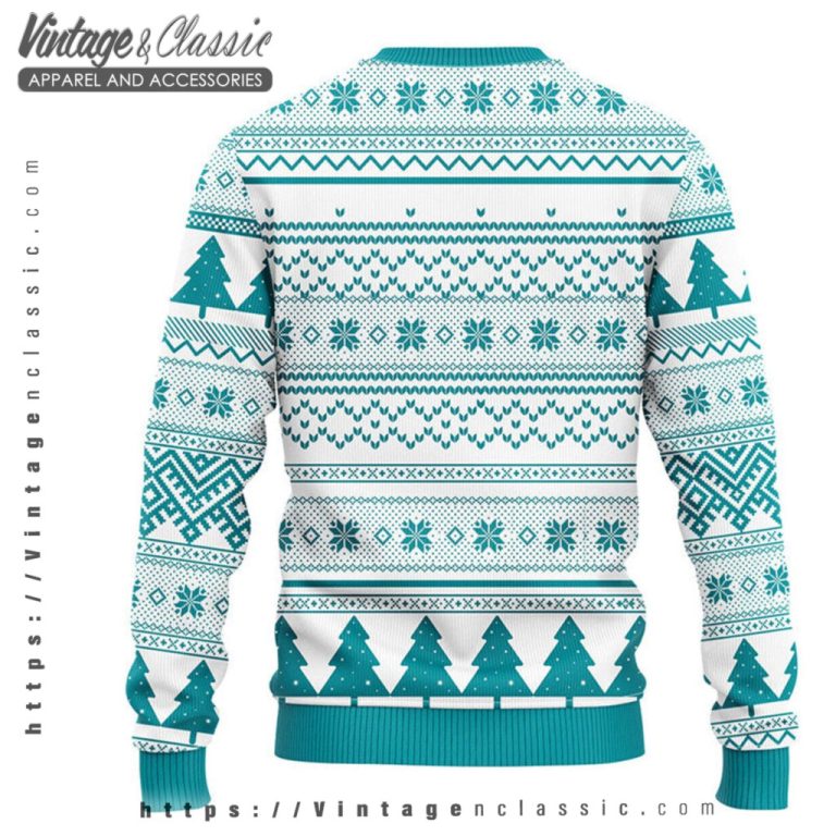 Miami Dolphins Skull Flower Ugly Christmas Sweater back Ugly Sweater Miami Dolphins Skull Flower Ugly Christmas Sweater back Ugly Sweater