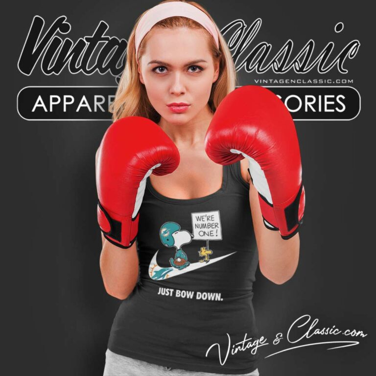 Miami Dolphins Snoopy Are Number One Shirt Nike Just Bow Down Tank Top Racerback Miami Dolphins Snoopy Are Number One Shirt Nike Just Bow Down Tank Top Racerback