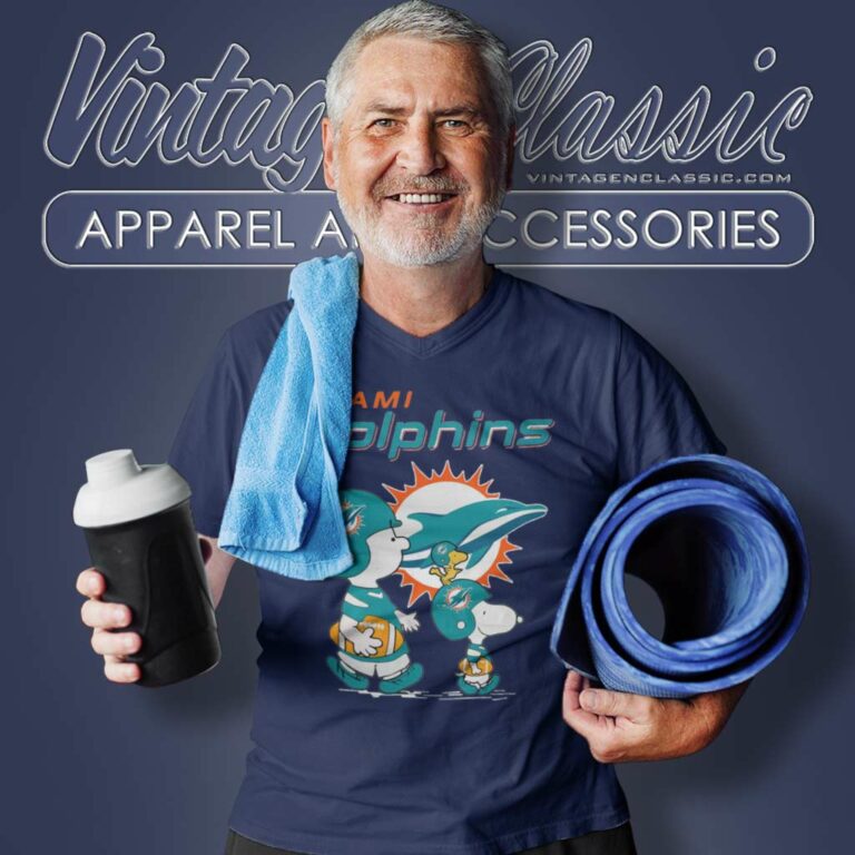 Miami Dolphins Snoopy Charlie Brown And Woodstock V Neck TShirt Miami Dolphins Snoopy Charlie Brown And Woodstock V Neck TShirt