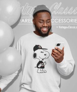 Miami Dolphins Snoopy Double Middle Fingers Sweatshirt