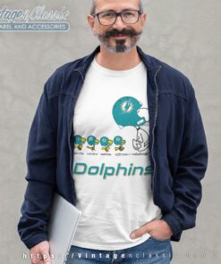 Miami Dolphins Snoopy Woodstock Team Walking Shirt