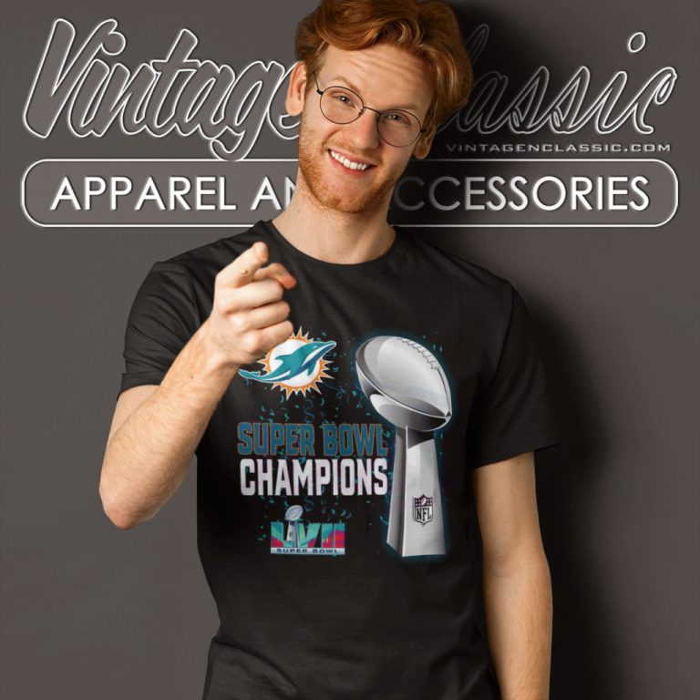 Miami Dolphins Super Bowl Lvii 2023 Champions T Shirt Miami Dolphins Super Bowl Lvii 2023 Champions T Shirt