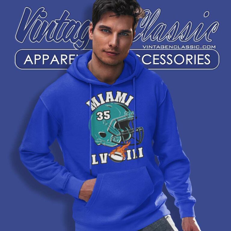 Miami Dolphins Super Bowl Lviii Helmet Hoodie Miami Dolphins Super Bowl Lviii Helmet Hoodie