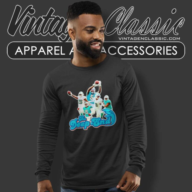 Miami Dolphins The Deep End Long Sleeve Tee Miami Dolphins The Deep End Long Sleeve Tee