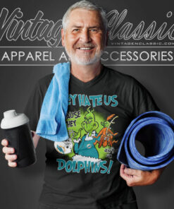Miami Dolphins They Hate Us Because They Aint Us Dolphins V Neck TShirt