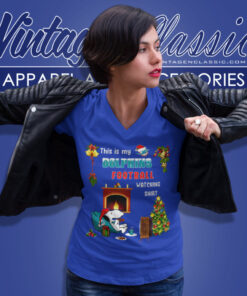 Miami Dolphins This Is My Xmas Football Watching V Neck TShirt