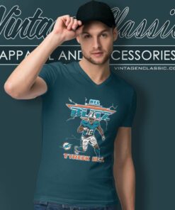 Miami Dolphins Tyreek Hill Nfl Blitz V Neck TShirt