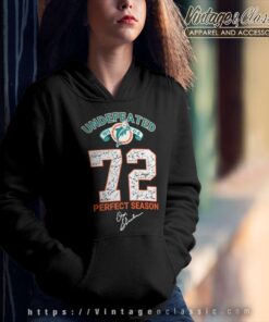 Miami Dolphins Undefeated 72 Perfect Season Hoodie