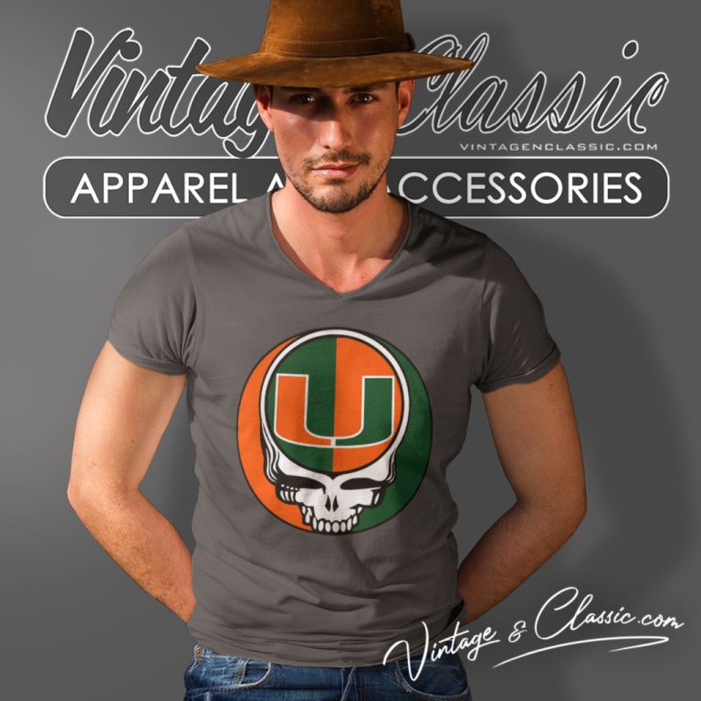 Miami Grateful Dead V Neck TShirt Miami Grateful Dead V Neck TShirt