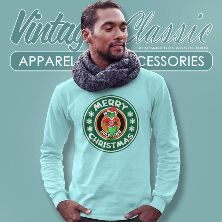 Miami Grinch Merry Christmas Long Sleeve Tee Miami Grinch Merry Christmas Long Sleeve Tee