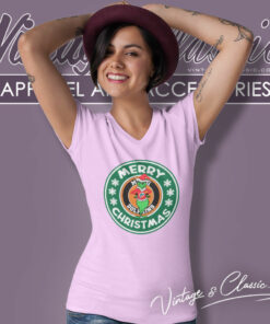 Miami Grinch Merry Christmas V Neck TShirt