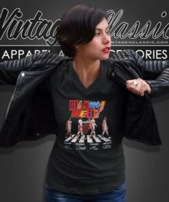 Miami Heat Abbey Road Signatures V Neck TShirt