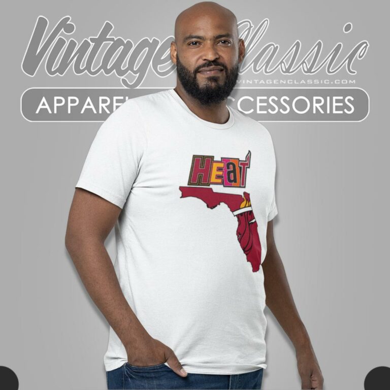 Miami Heat Basketball Map Logo T Shirt Miami Heat Basketball Map Logo T Shirt