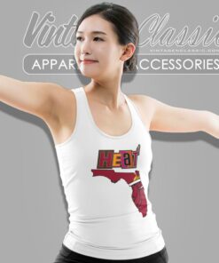 Miami Heat Basketball Map Logo Shirt 4 Miami Heat Basketball Map Logo Tank Top Racerback