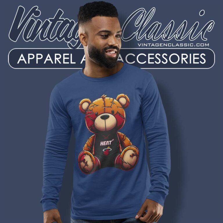 Miami Heat Bear Long Sleeve Tee Miami Heat Bear Long Sleeve Tee