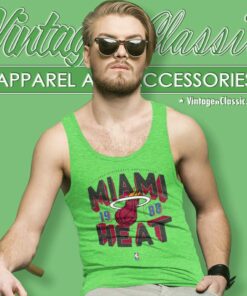 Miami Heat Court Premium Tank Top Racerback