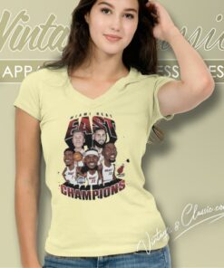 Miami Heat East Champions Shirt 5 Miami Heat East Champions V Neck TShirt